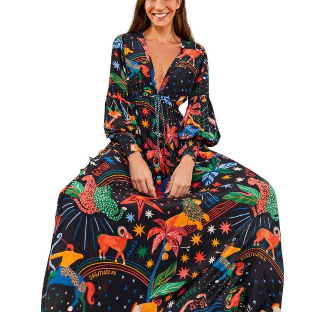 FARM Rio Zodiac Maxi Dress